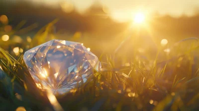 Sunrise Over a Meadow