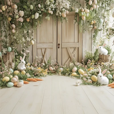 Vintage Easter Backdrop