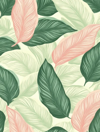 Calathea Leaf Pattern