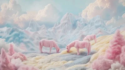 Dreamy Alpine Landscape