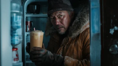 Eskimo Man in Fridge