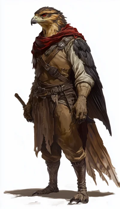 Aarakocra Character Art