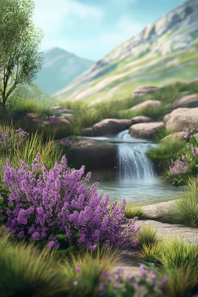 Heather in Meadow