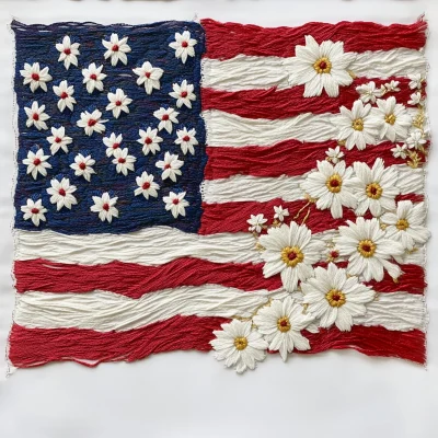 Embroidered American Flag