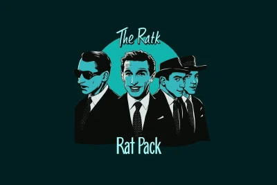 The Rat Pack Illustration