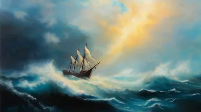 Ship in the Storm