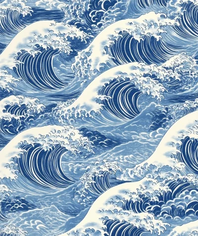 Wave Pattern Fabric