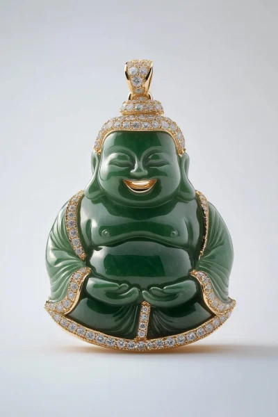 Jadeite Buddha Pendant