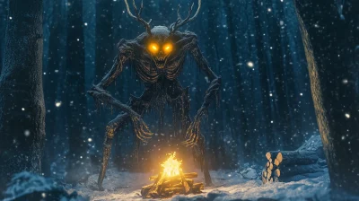 Wendigo in a Winter Storm