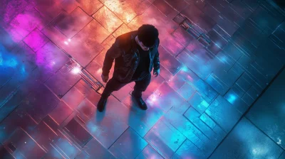 Colorful Projection in Open Space