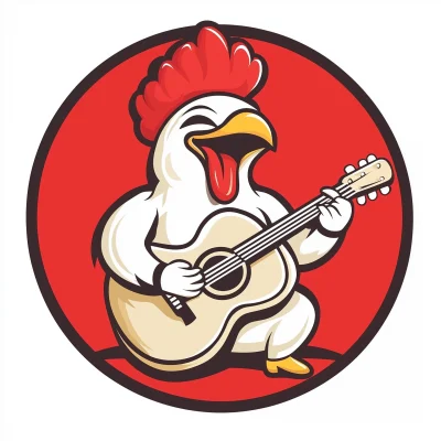 Cute Spicy Chicken Logo