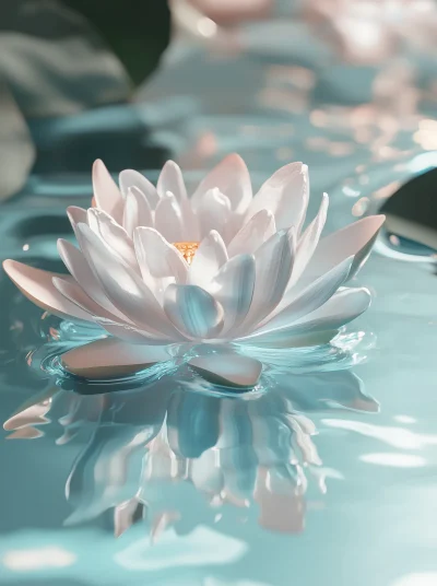 Glowing Lotus Serenity