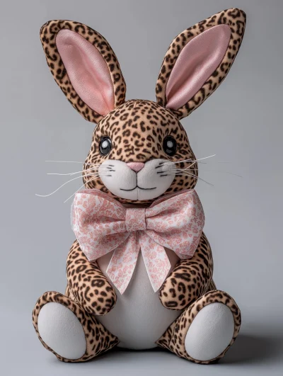 Leopard Print Easter Bunny