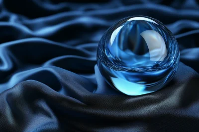 Translucent Blue Sphere