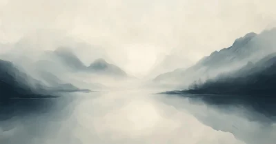 Serene Abstract Landscape