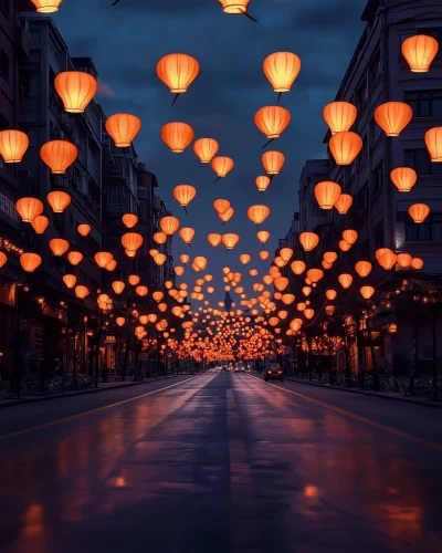 Glowing Lanterns