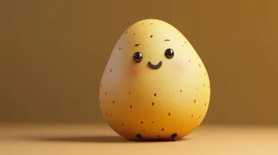 3D Potato Character