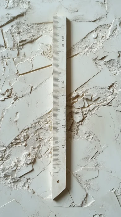 Gypsum Textured Rulers