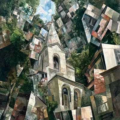Eclectic Architectural Collage