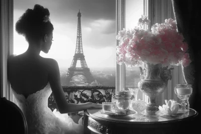 Balcony View of Eiffel Tower