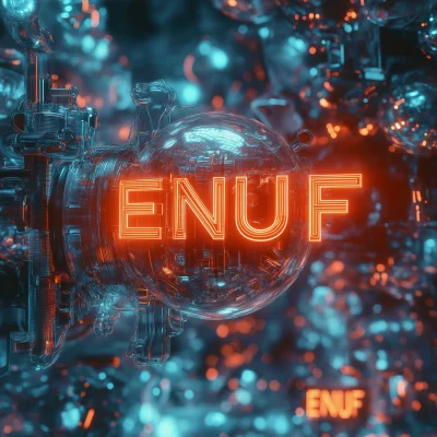 ENUF Typography Poster