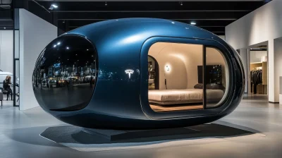 Futuristic Tiny House Display