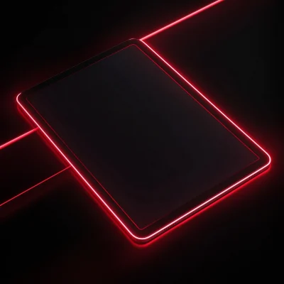 Futuristic iPad Mockup