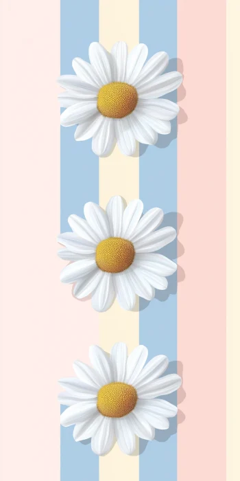 Striped Daisy Pattern