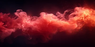 Red Smoke Abstract