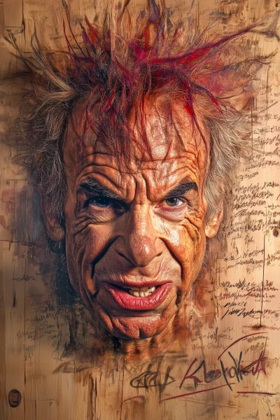 Portrait of Keith Richards