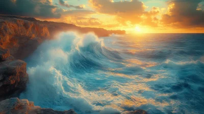 Dramatic Ocean Waves