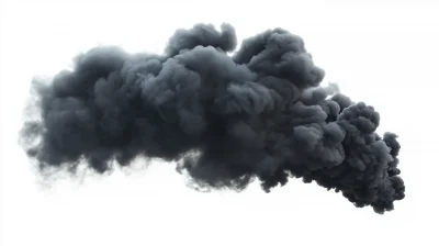 Realistic Black Smoke