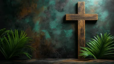 Weathered Wooden Cross