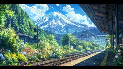 Mountain View from Train Station