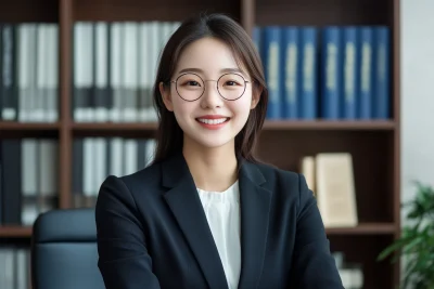 Young Korean Female Lawyer Portrait