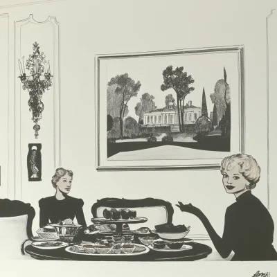 Luncheon Party at Georgian Estate