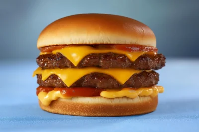 Delicious Double Cheeseburger