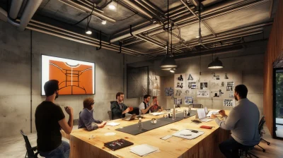 Basketball Themed Meeting Room