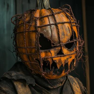 Evil Jackolantern in Cage