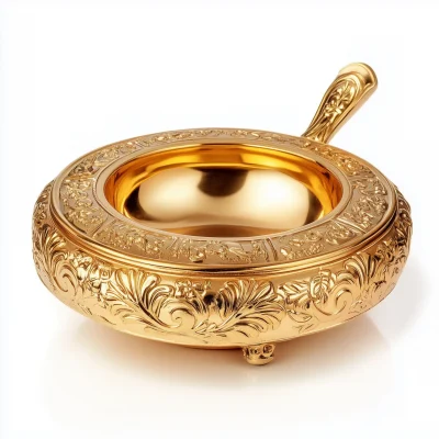 Luxury Golden Ashtray