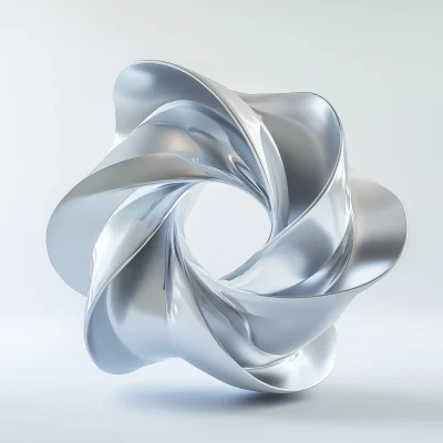 3D Metallic Shape