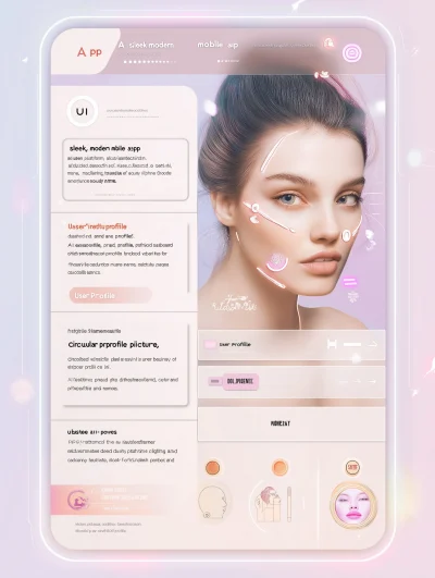 Modern Beauty App UI