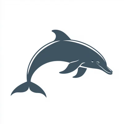 Dolphin Silhouette Icon