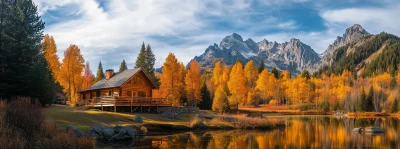 Autumn Cabin Serenity