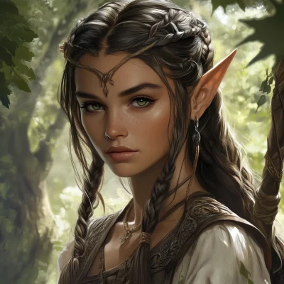 Female Olive Figurine