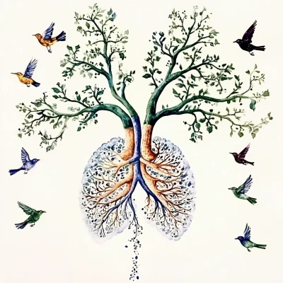 Colorful Birds and Lungs