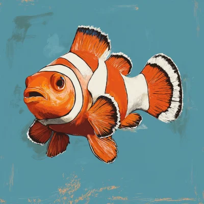 Clown Fish Illustration