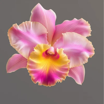 Blooming Cattleya Orchid