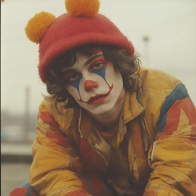 Clown on an Overcast Day