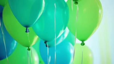 Colorful Birthday Balloons